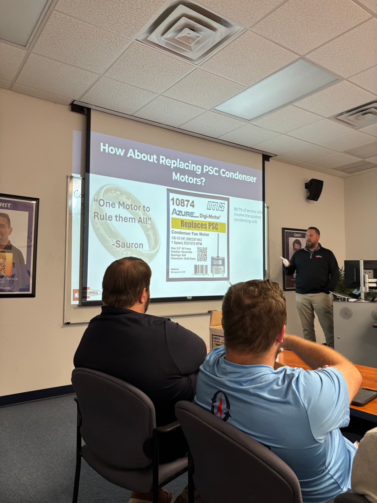 Product training on replacing PSC condenser motors